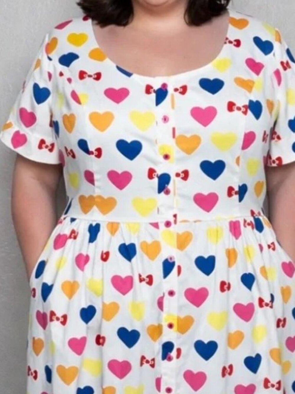 ModCloth X Hello Kitty "Hearts of Conversation" 2021 Dress